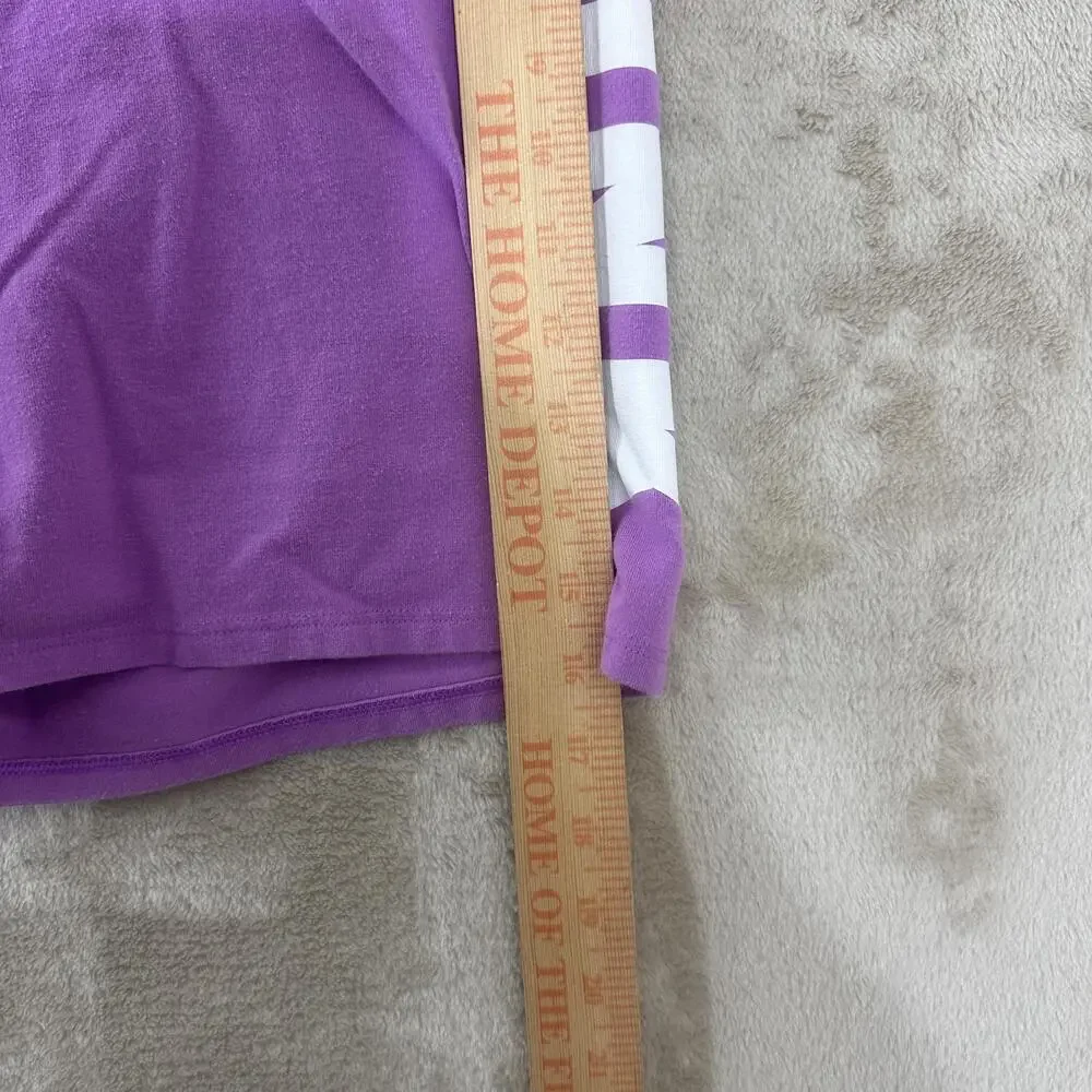 PINK Victoria's Secret Shorts Womens XXL Purple Biker Logo Stretch Activewear